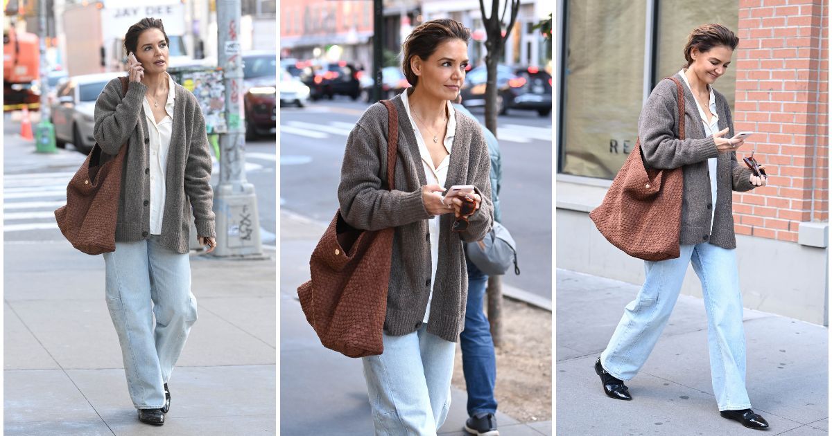 Katie Holmes was just spotted with *the* most perfect bag and you can still get your hands on it